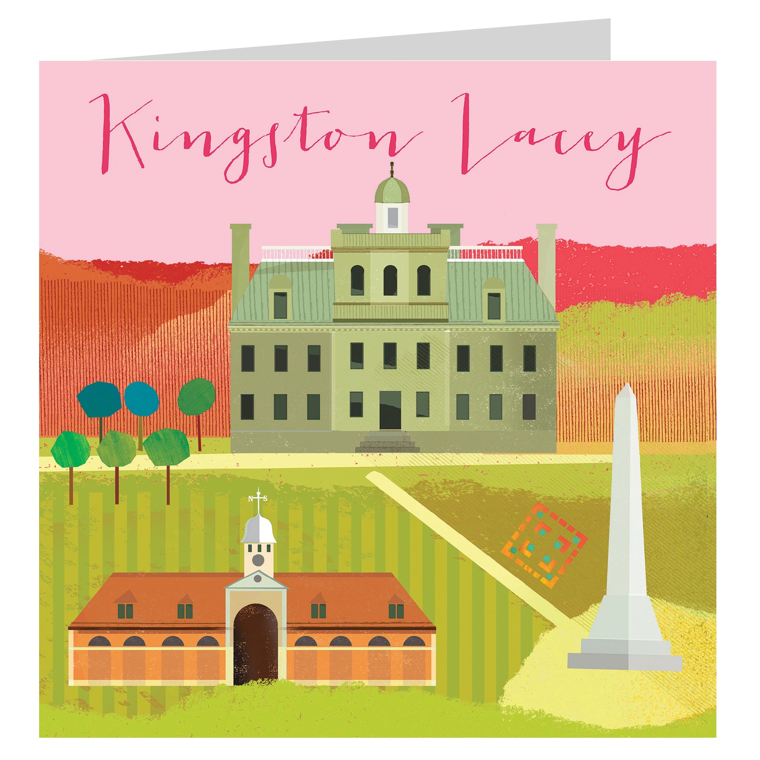 NT06 kingston lacy greetings card