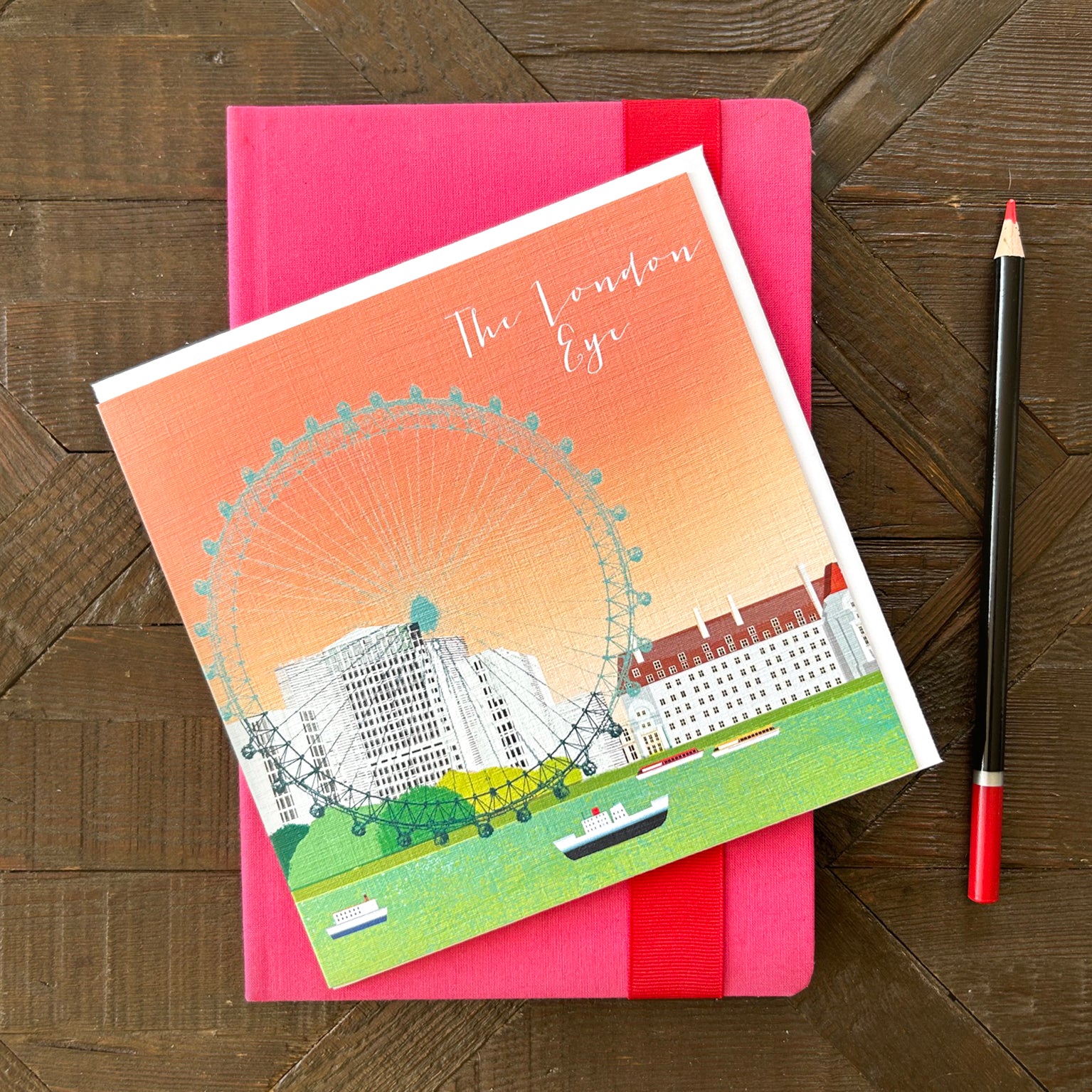 NT12 London Eye greetings card