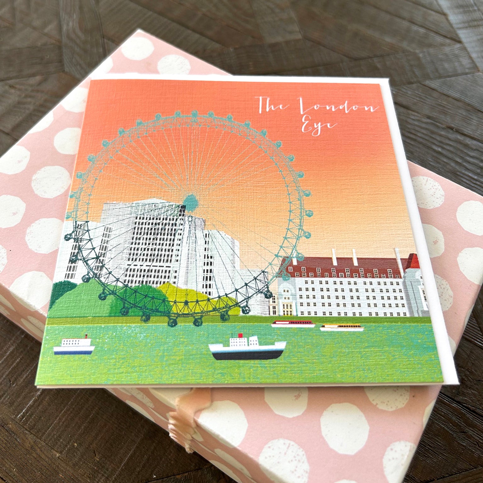 NT12 London Eye greetings card