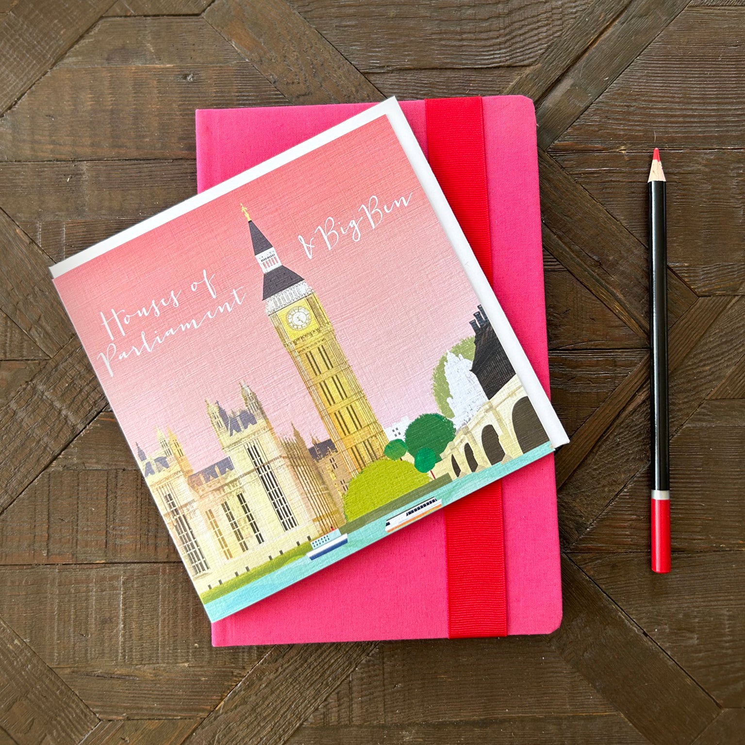 NT17 London landmarks greetings card