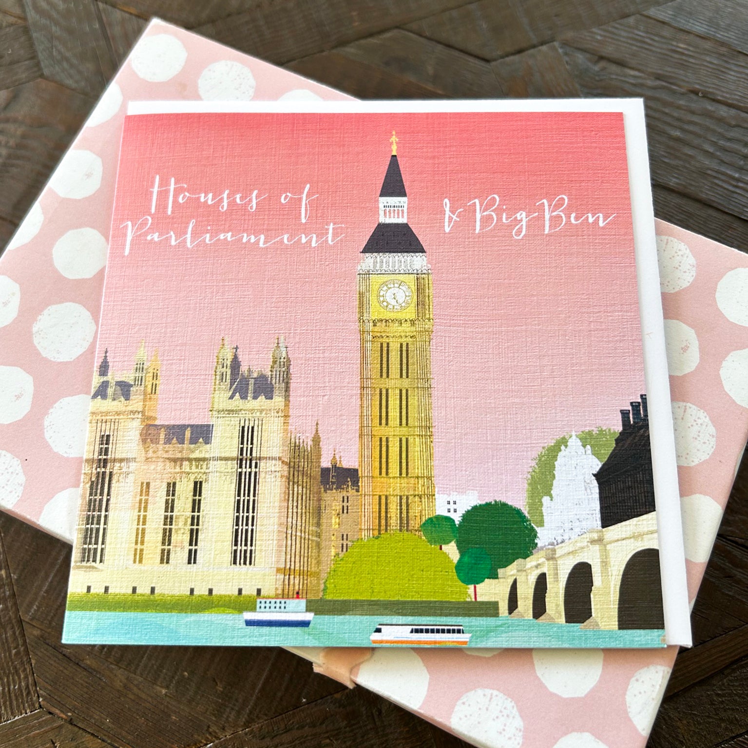 NT17 London landmarks greetings card