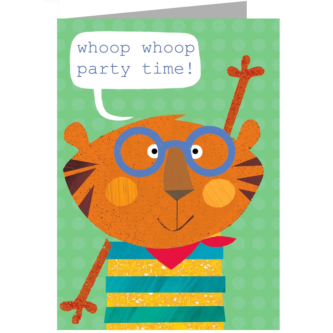 OS17 tiger happy birthday card