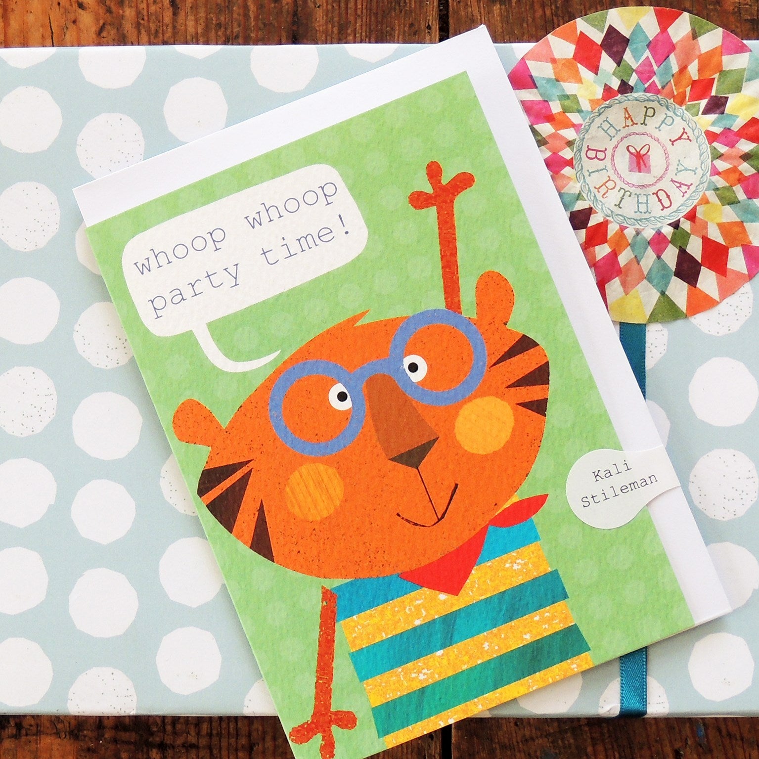 OS17 tiger happy birthday card