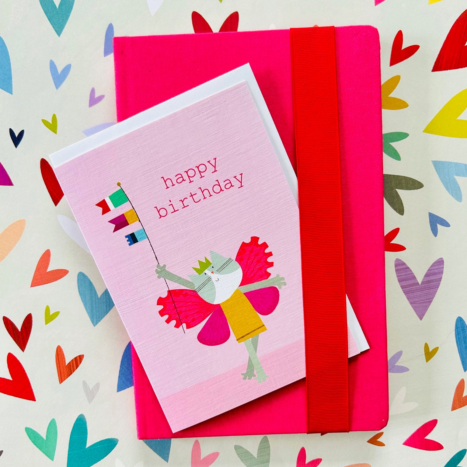 PA04 cat happy birthday card