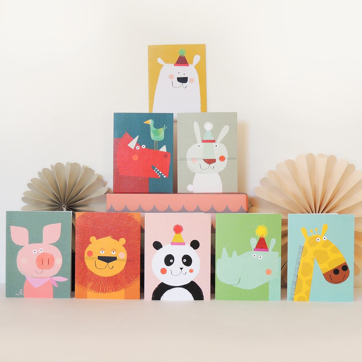 PK10 mixed mini animal cards