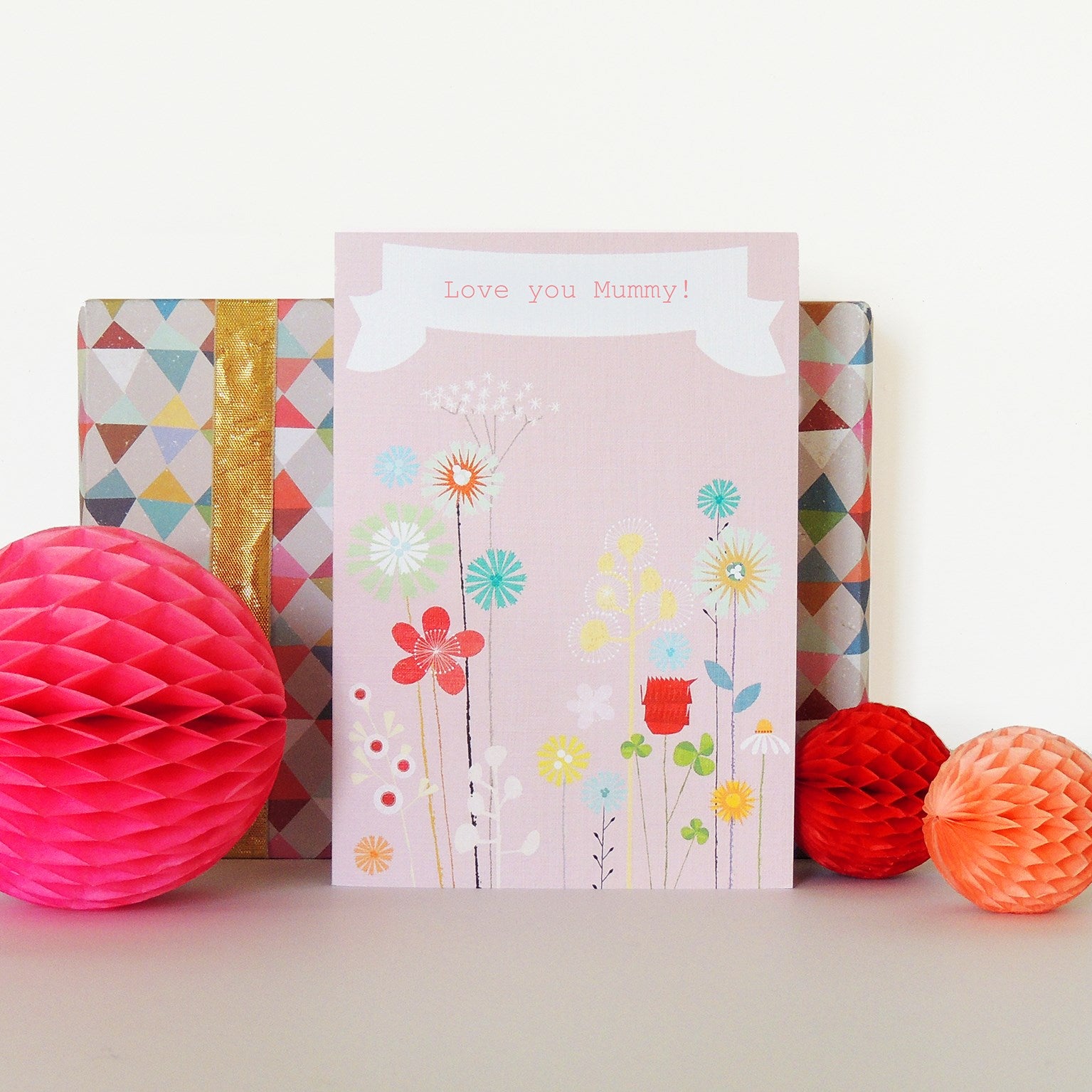 PFL03 personalised sundew and cornflowers card