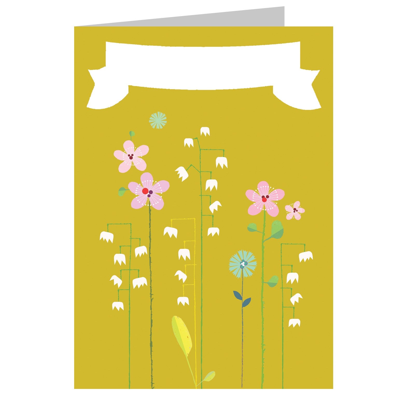 PFL05 personalised lily of the valley card