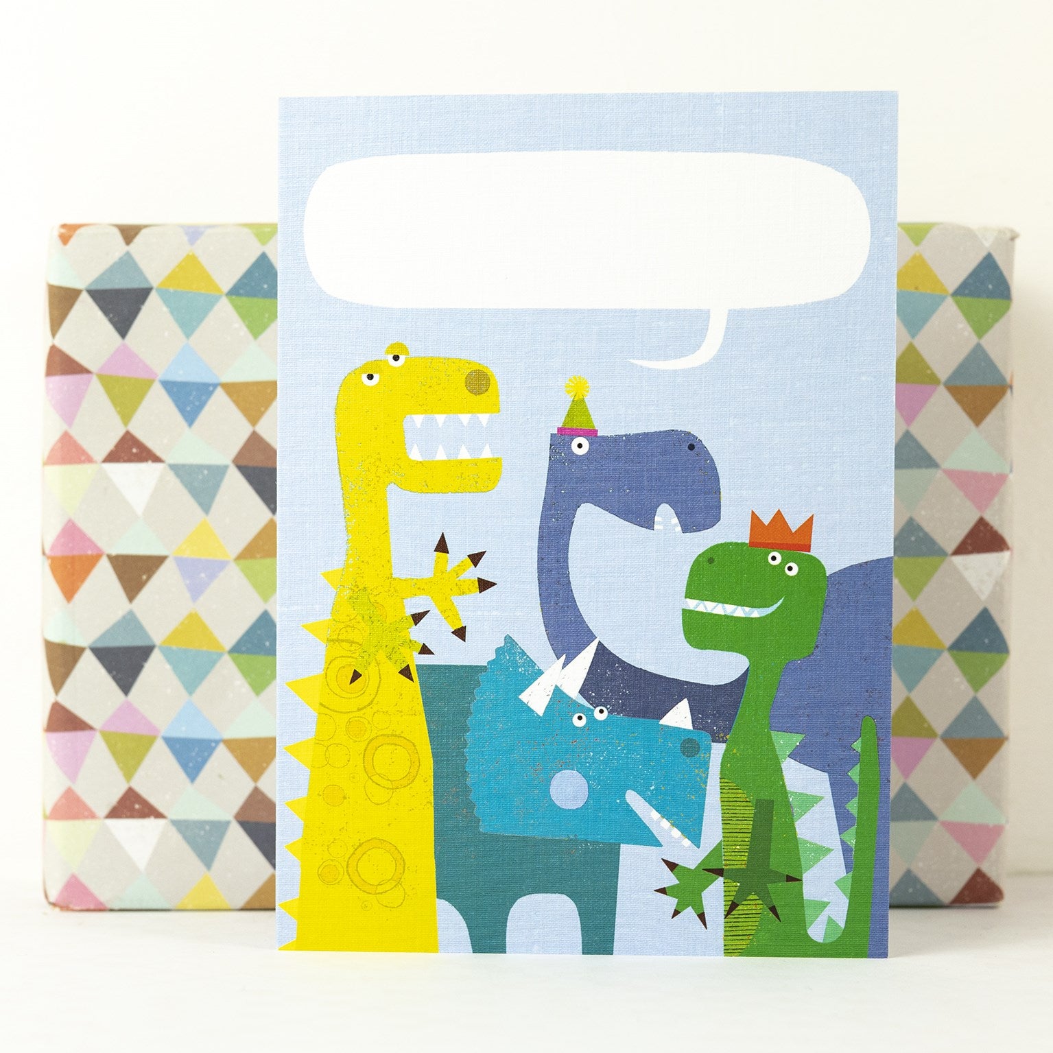PL05 personalised dinosaurs card