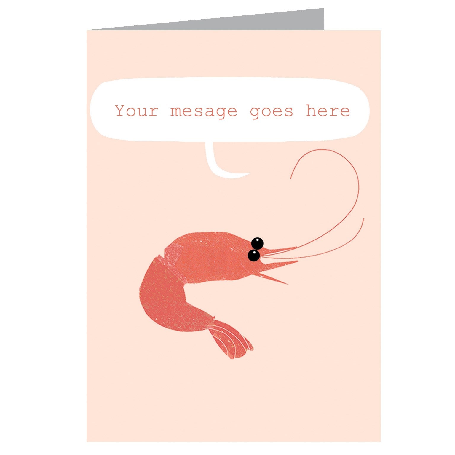 PL08 personalised prawn card