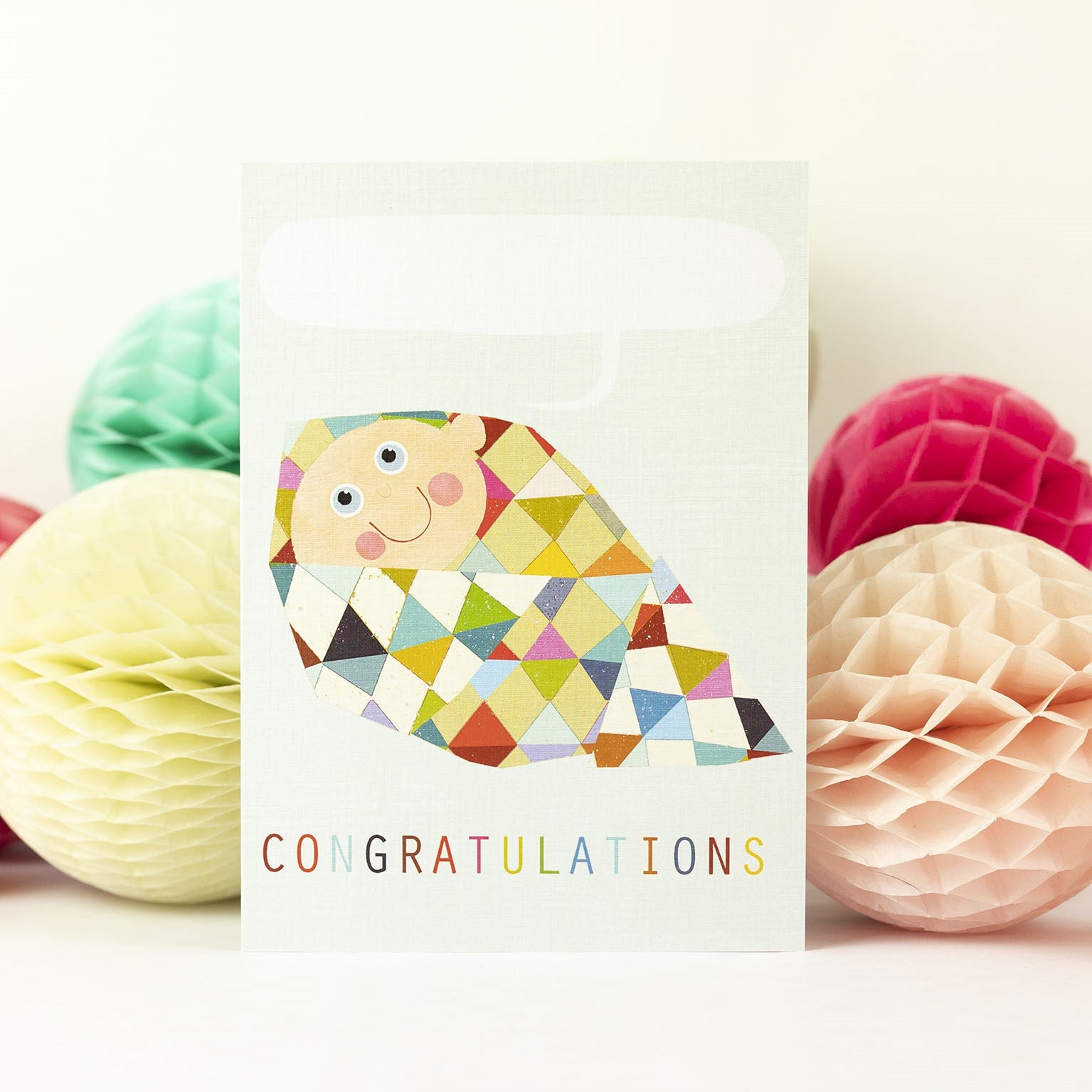 PL15 personalised new baby card