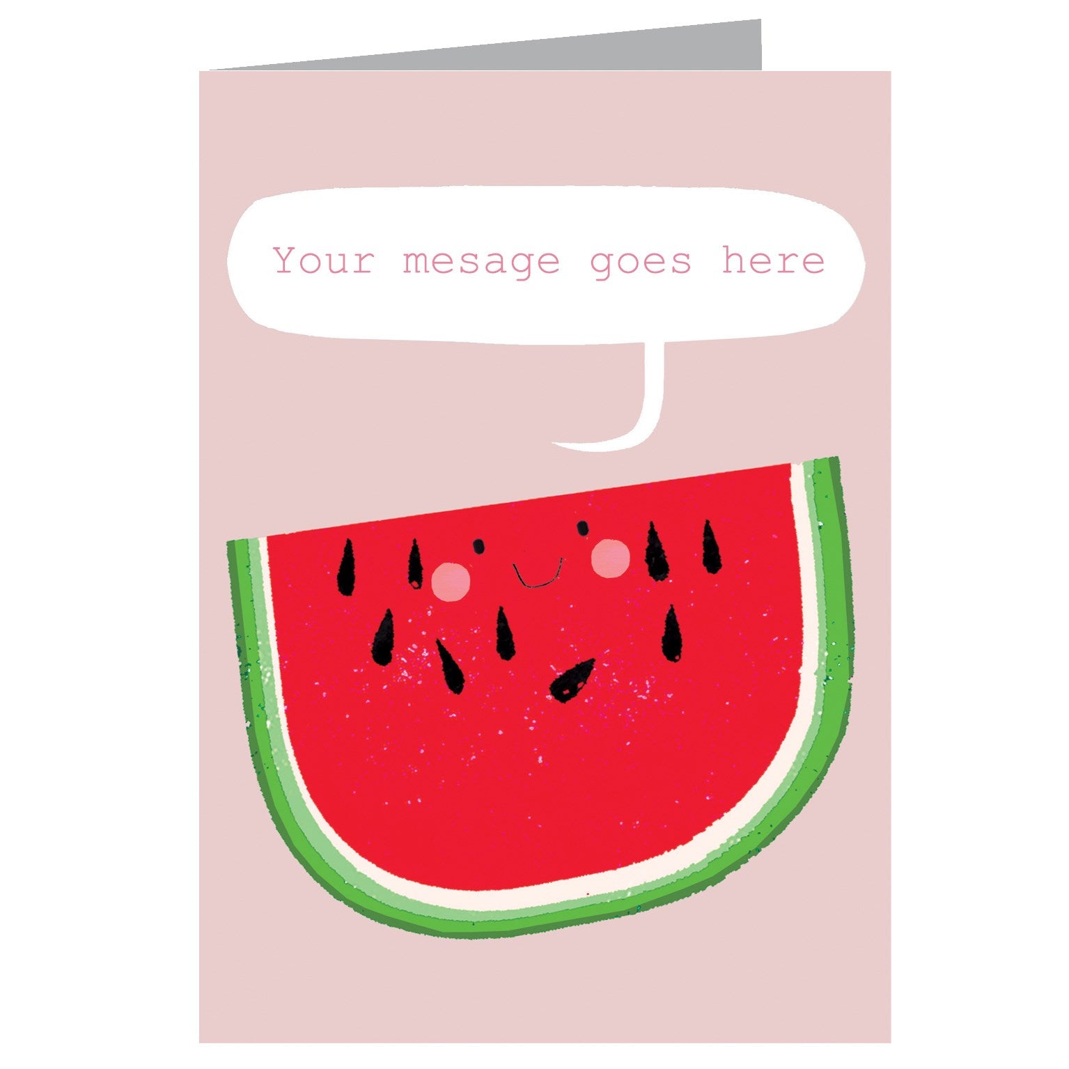 PL21 personalised watermelon card