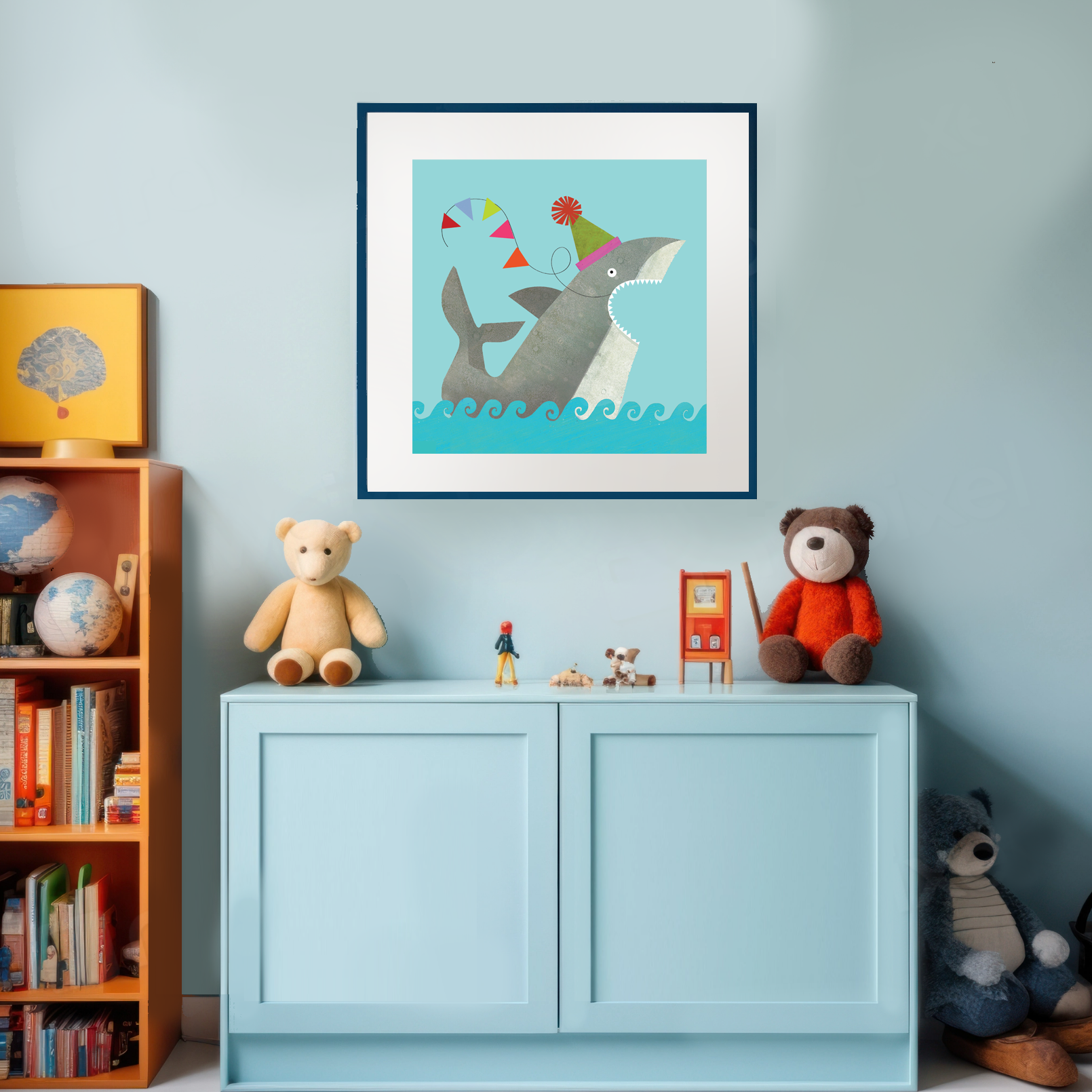 PT11 Party Sharky Art Print