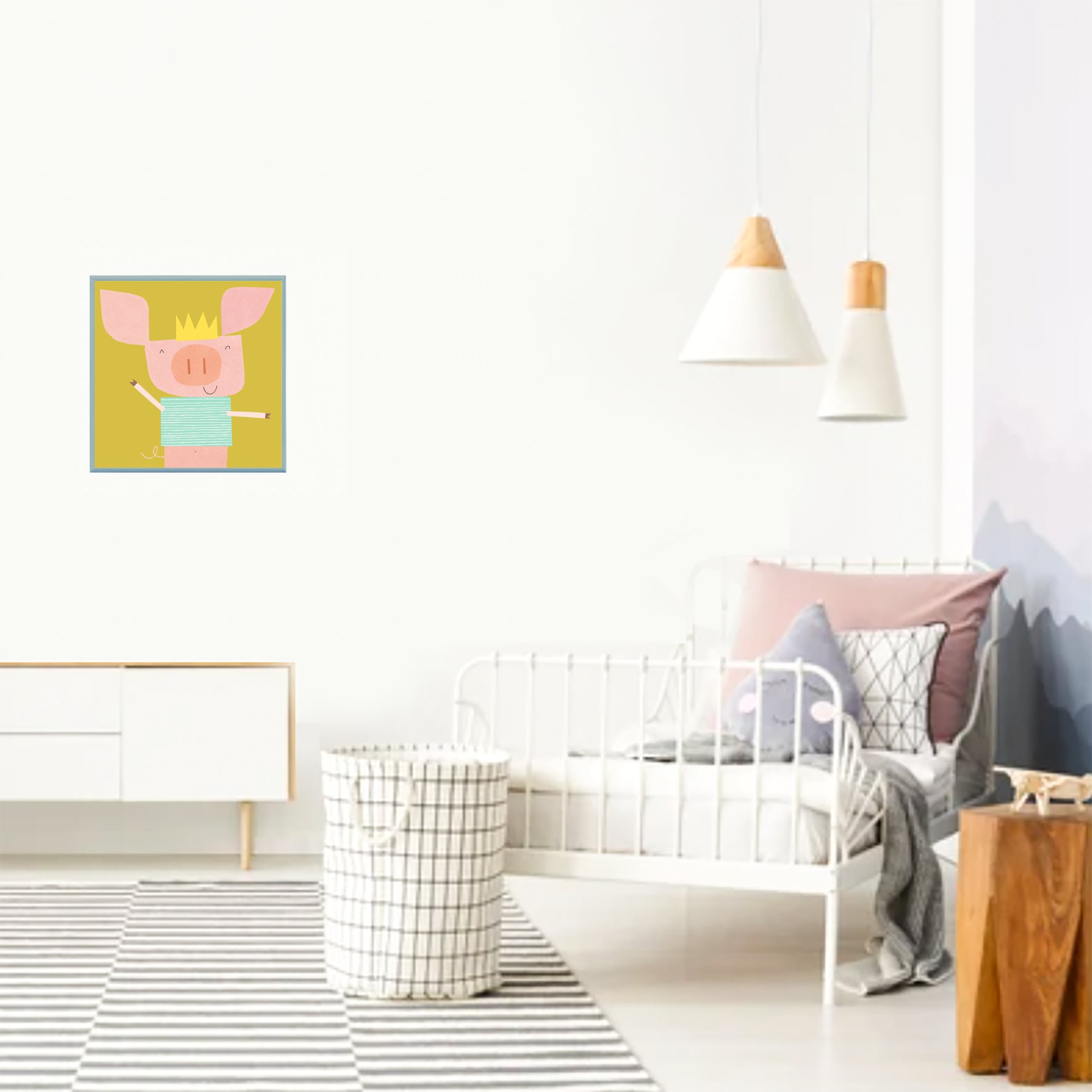 PT29 Happy Piglet Art Print