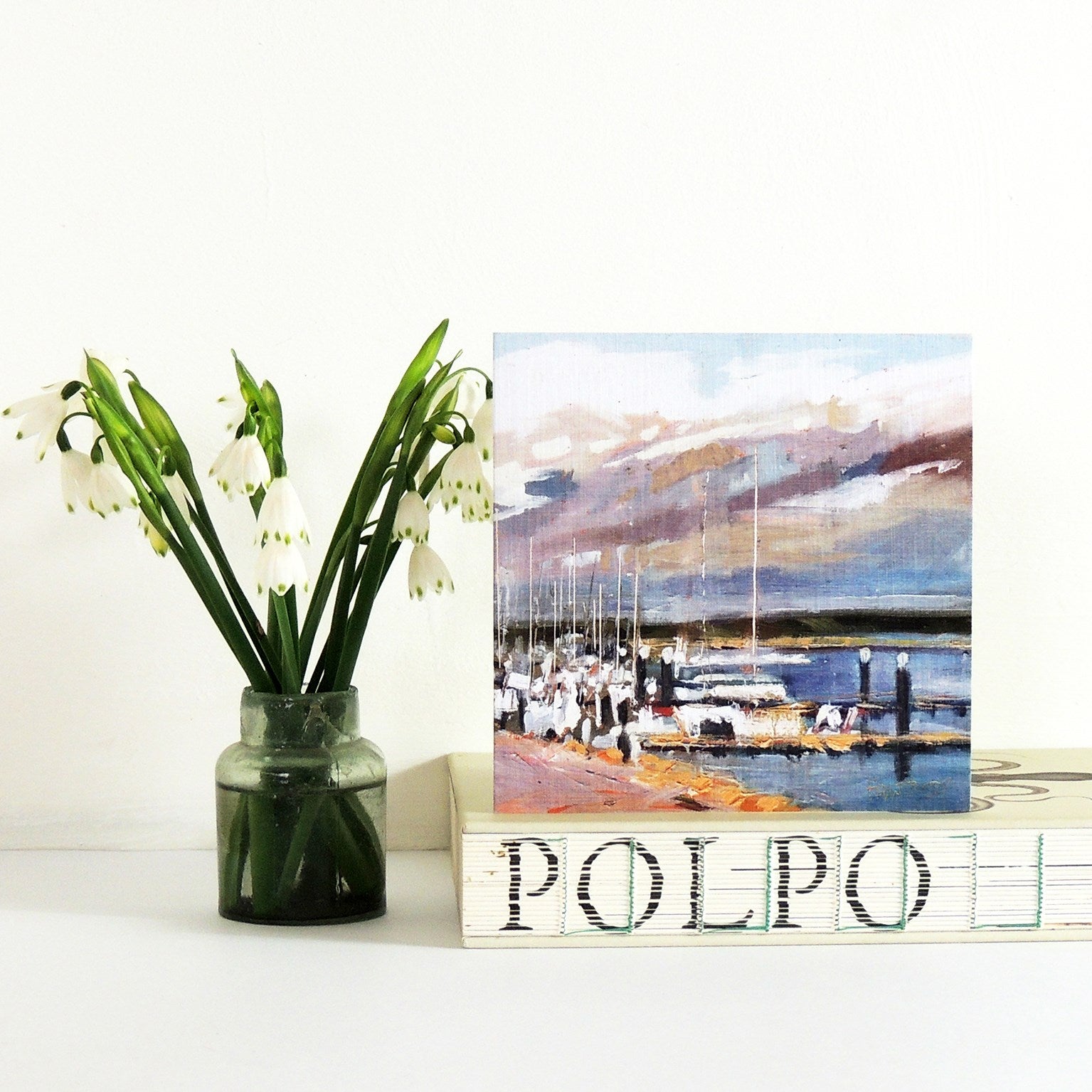 SF01 boats greetings card