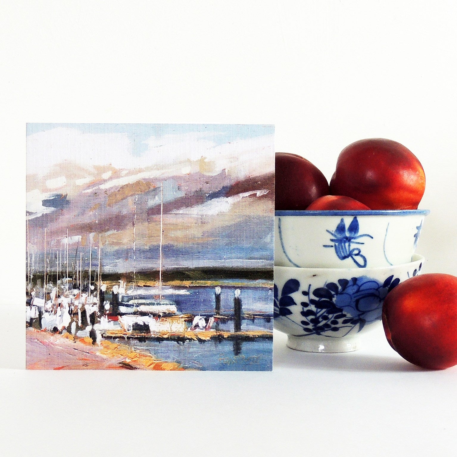 SF01 boats greetings card