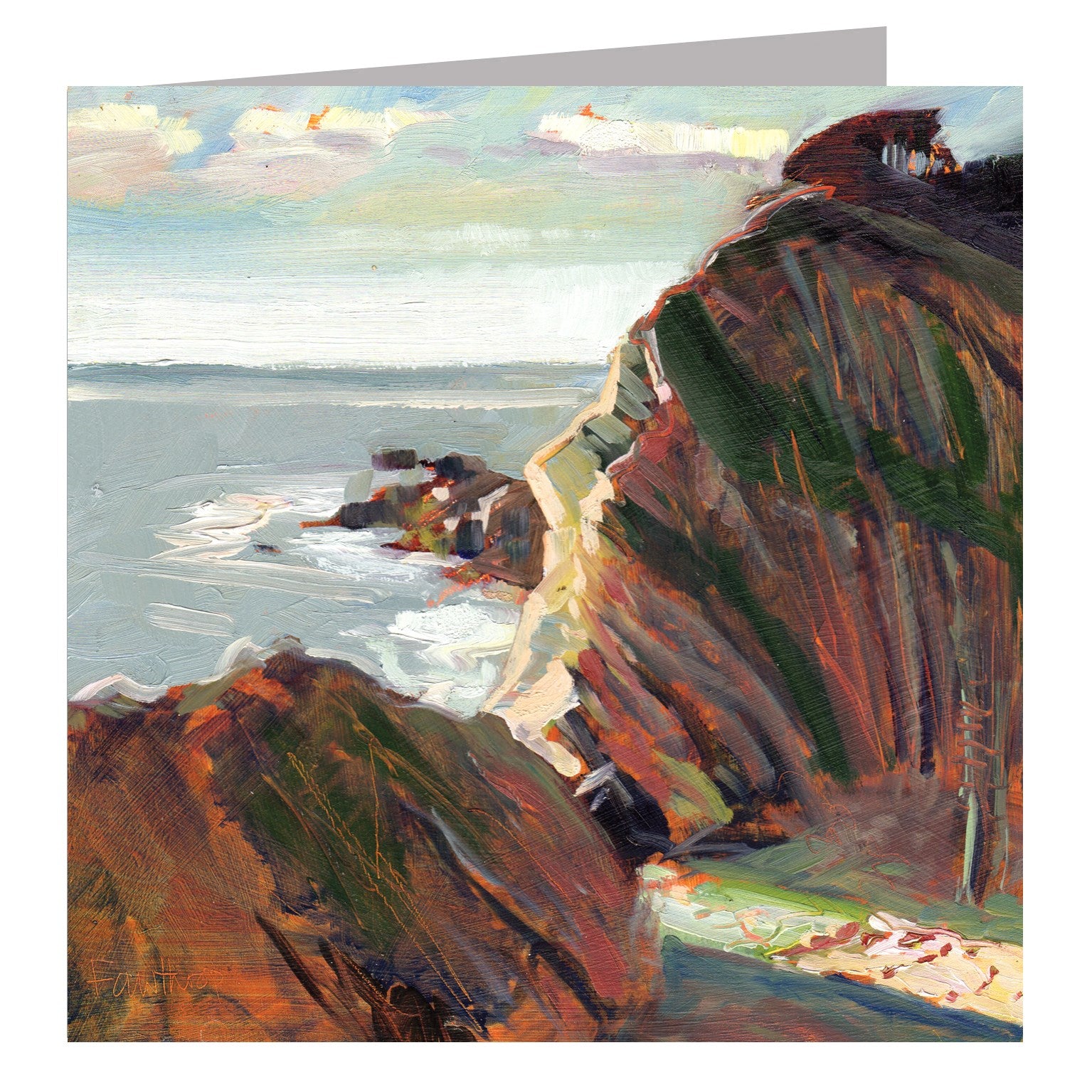 SF02 Stair Hole, Dorset greetings card