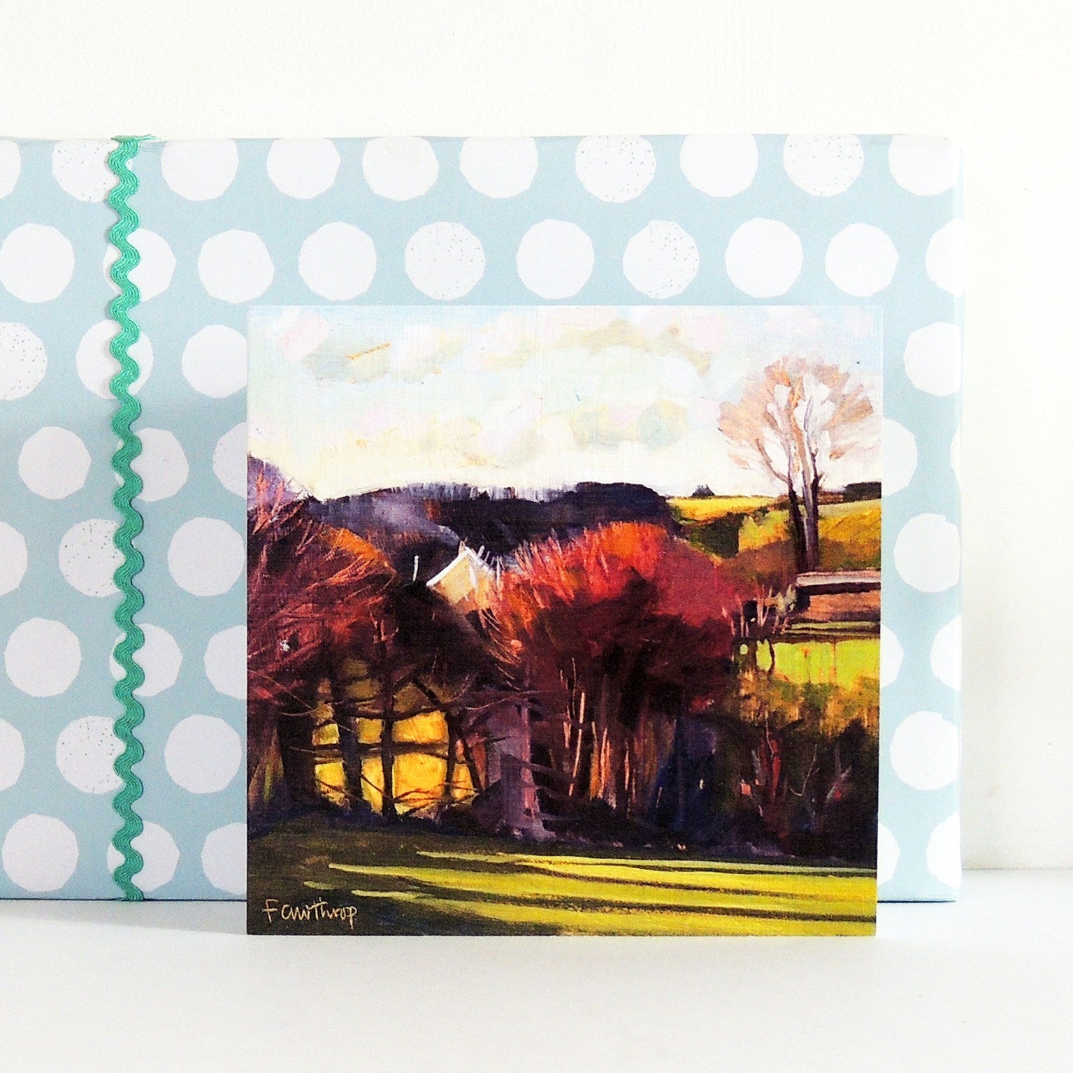 SF04 view from my garden, Dorset greetings card