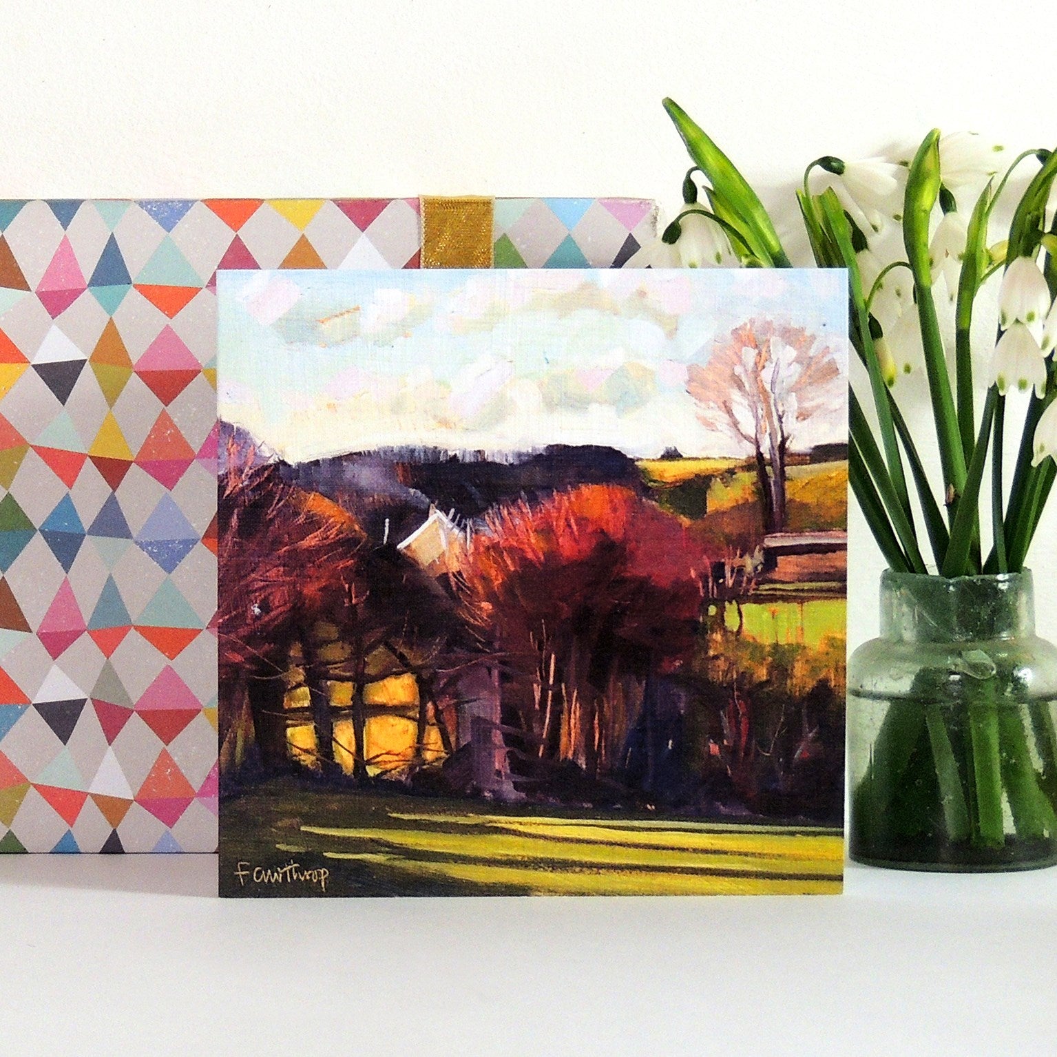 SF04 view from my garden, Dorset greetings card