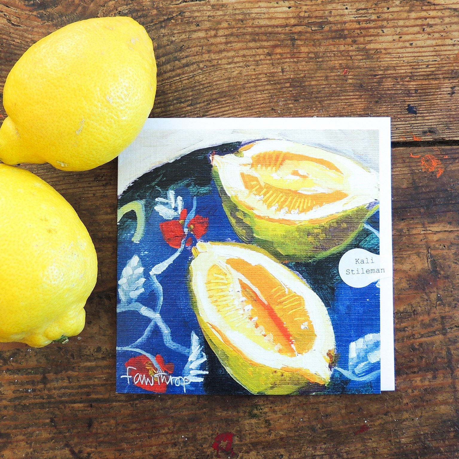 SF12 lemons greetings card