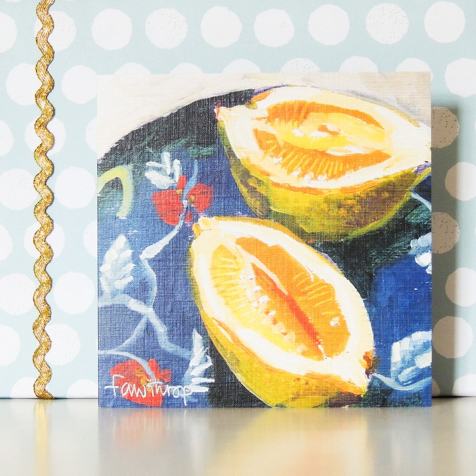 SF12 lemons greetings card