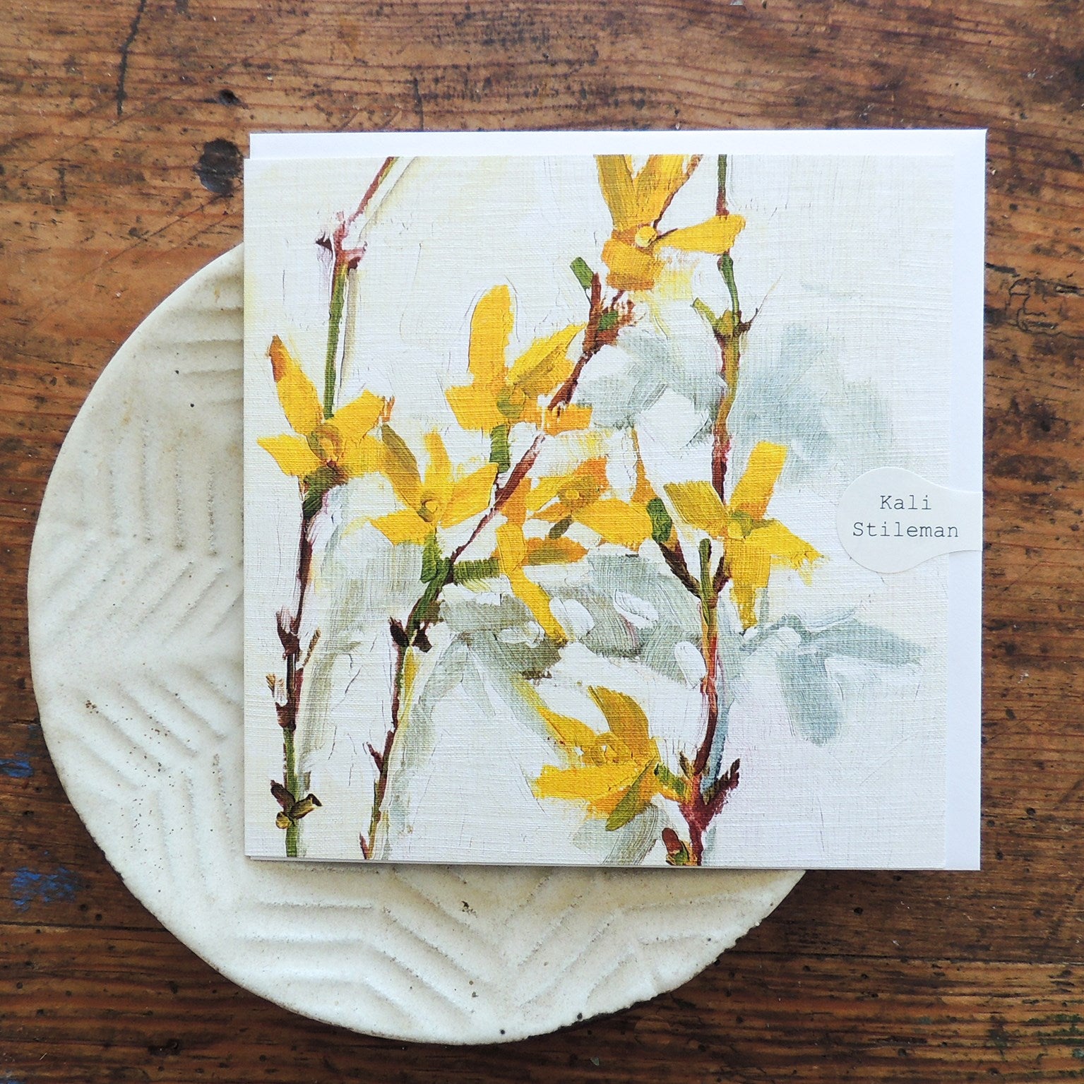 SF15 forsythia greetings card
