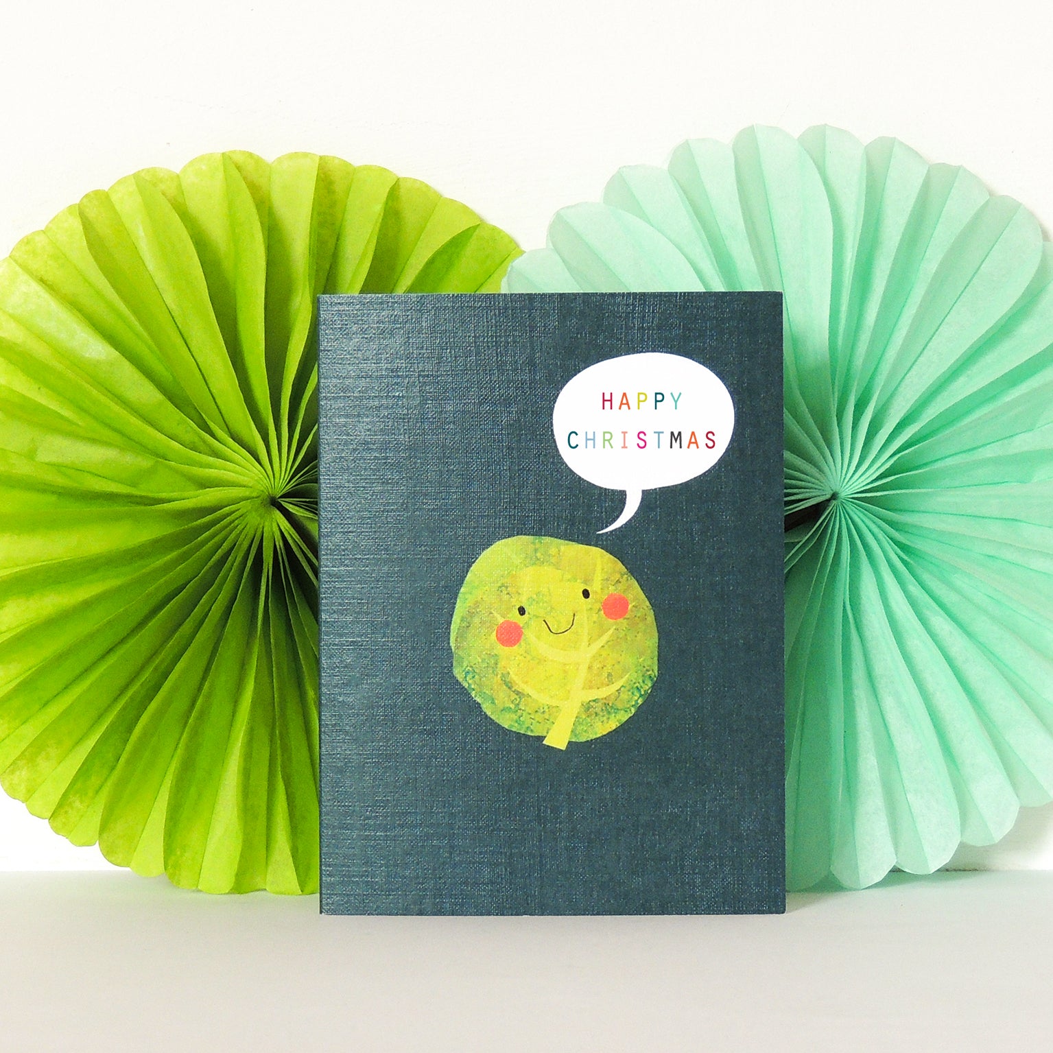 SM51 mini brussel sprout Christmas card