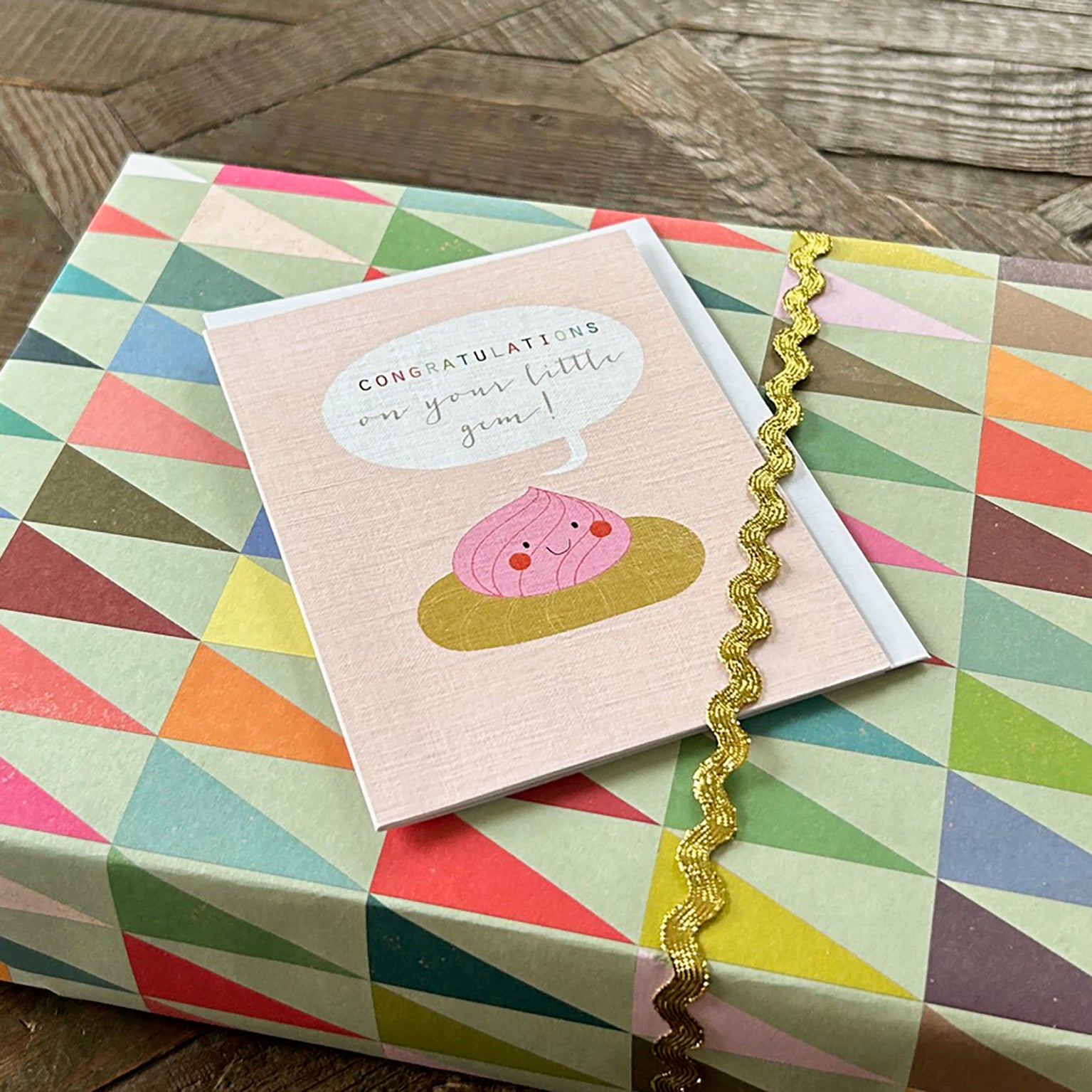 SM62 mini pink iced gem card