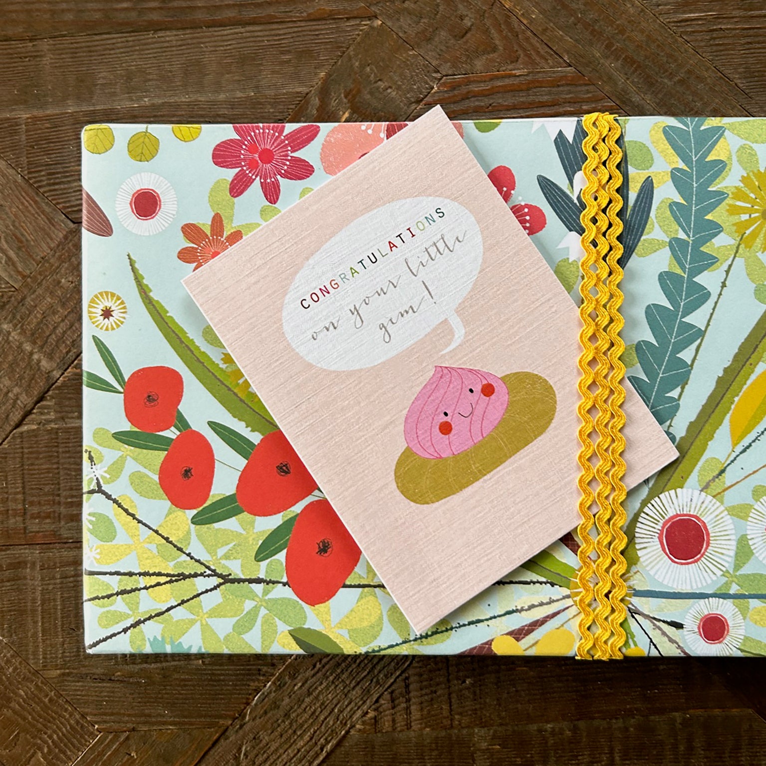 SM62 mini pink iced gem card