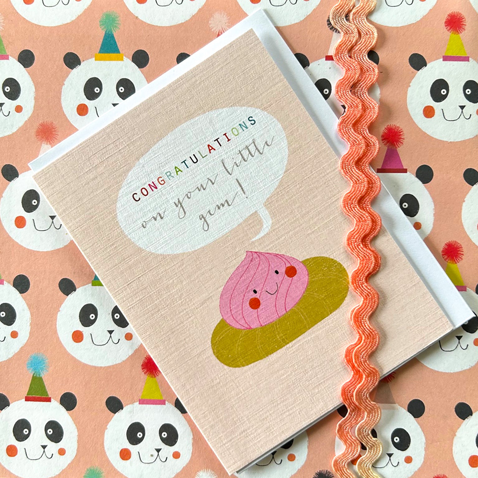 SM62 mini pink iced gem card