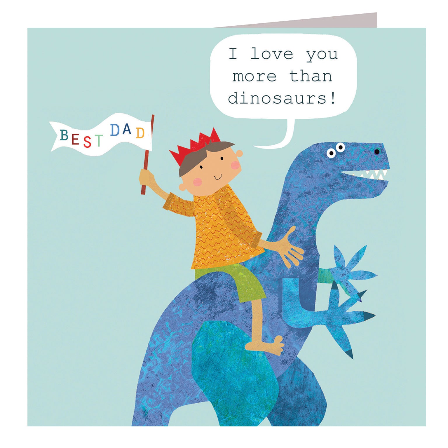 SS10 best dad dinosaur card