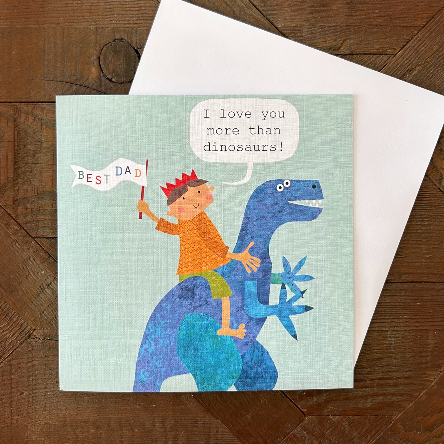 SS10 best dad dinosaur card