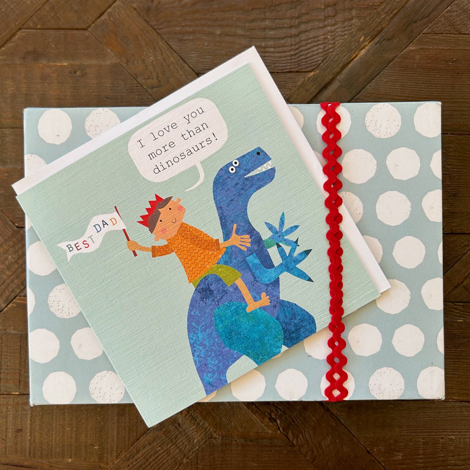 SS10 best dad dinosaur card