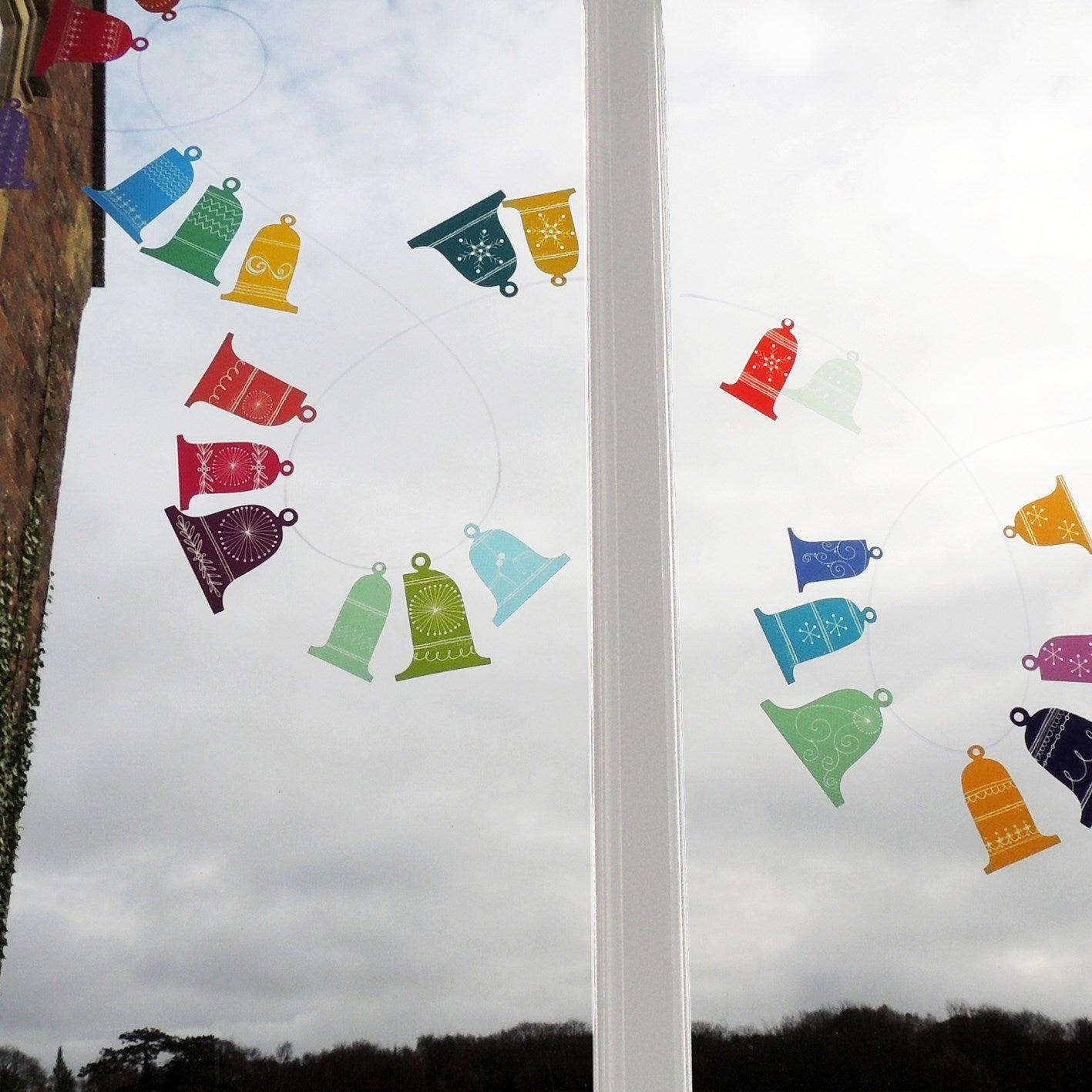 ST02 Christmas bells window sticker pack