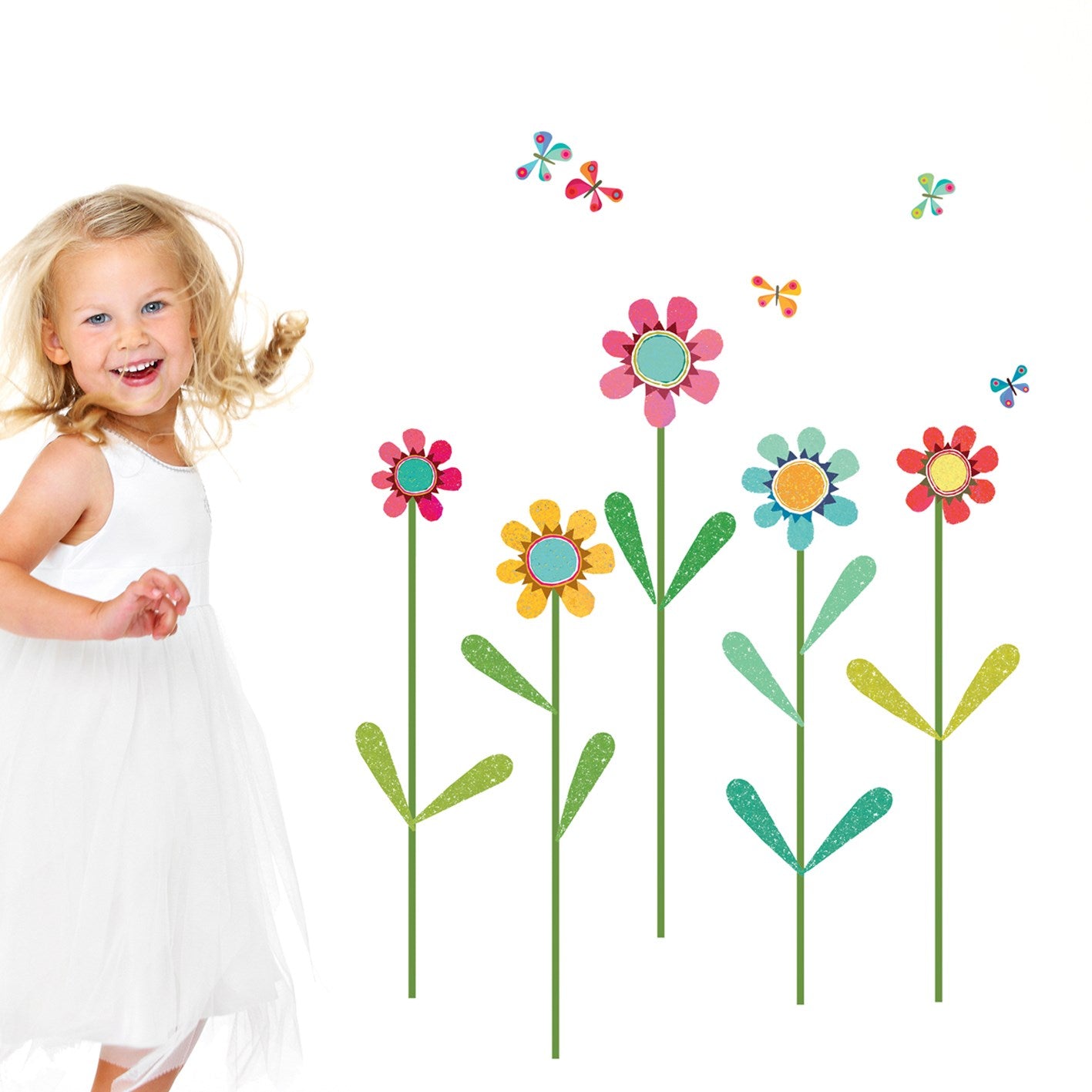 ST04 flowers wall sticker pack
