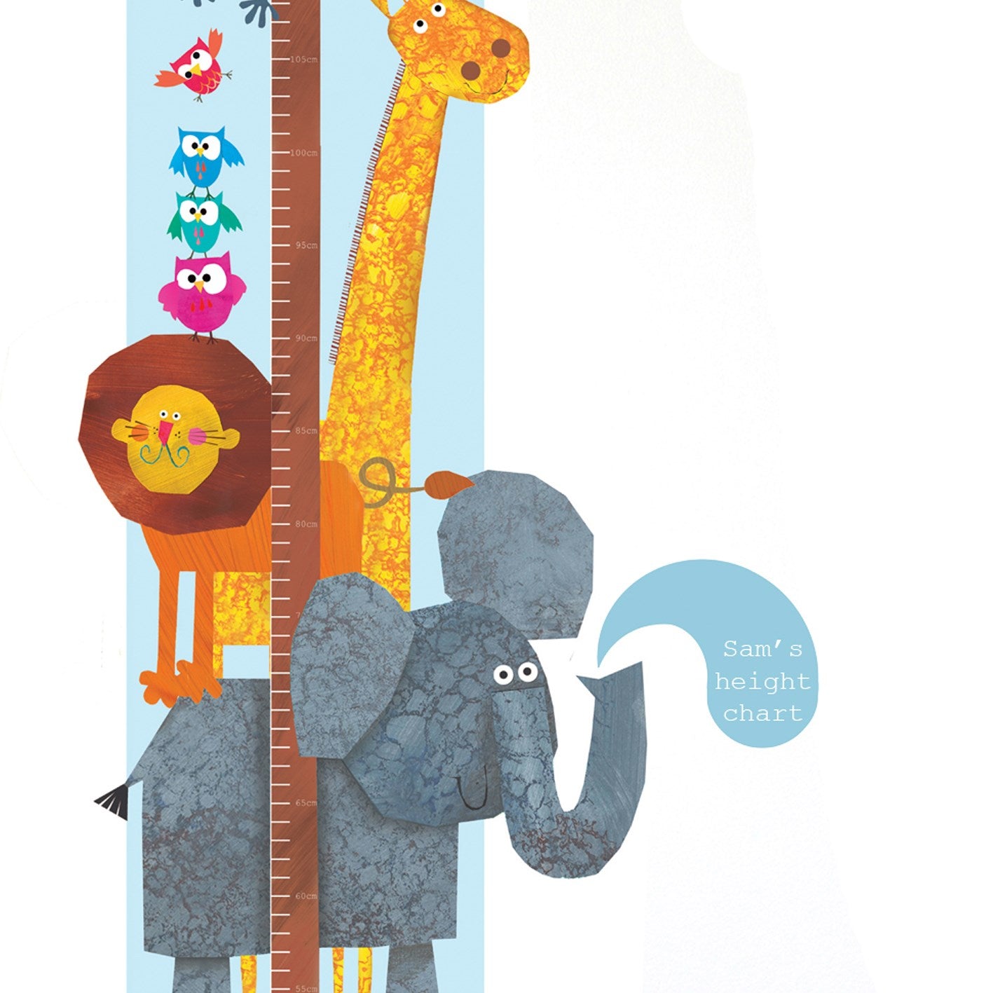 ST08 personalised jungle height chart