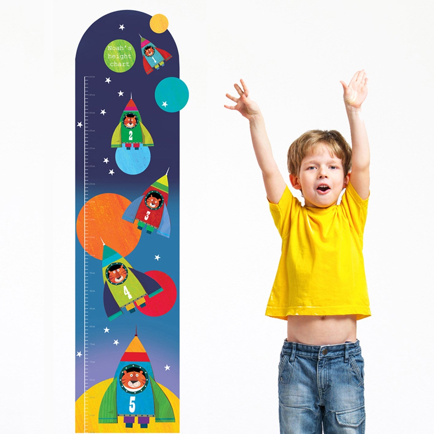 ST14 personalised space height chart