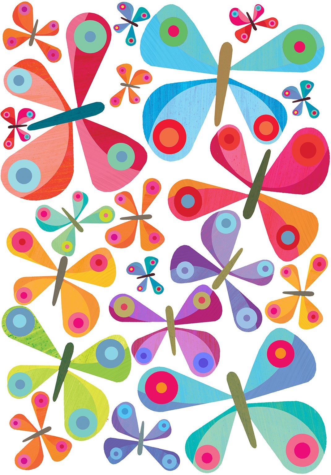 ST18 butterfly wall stickers