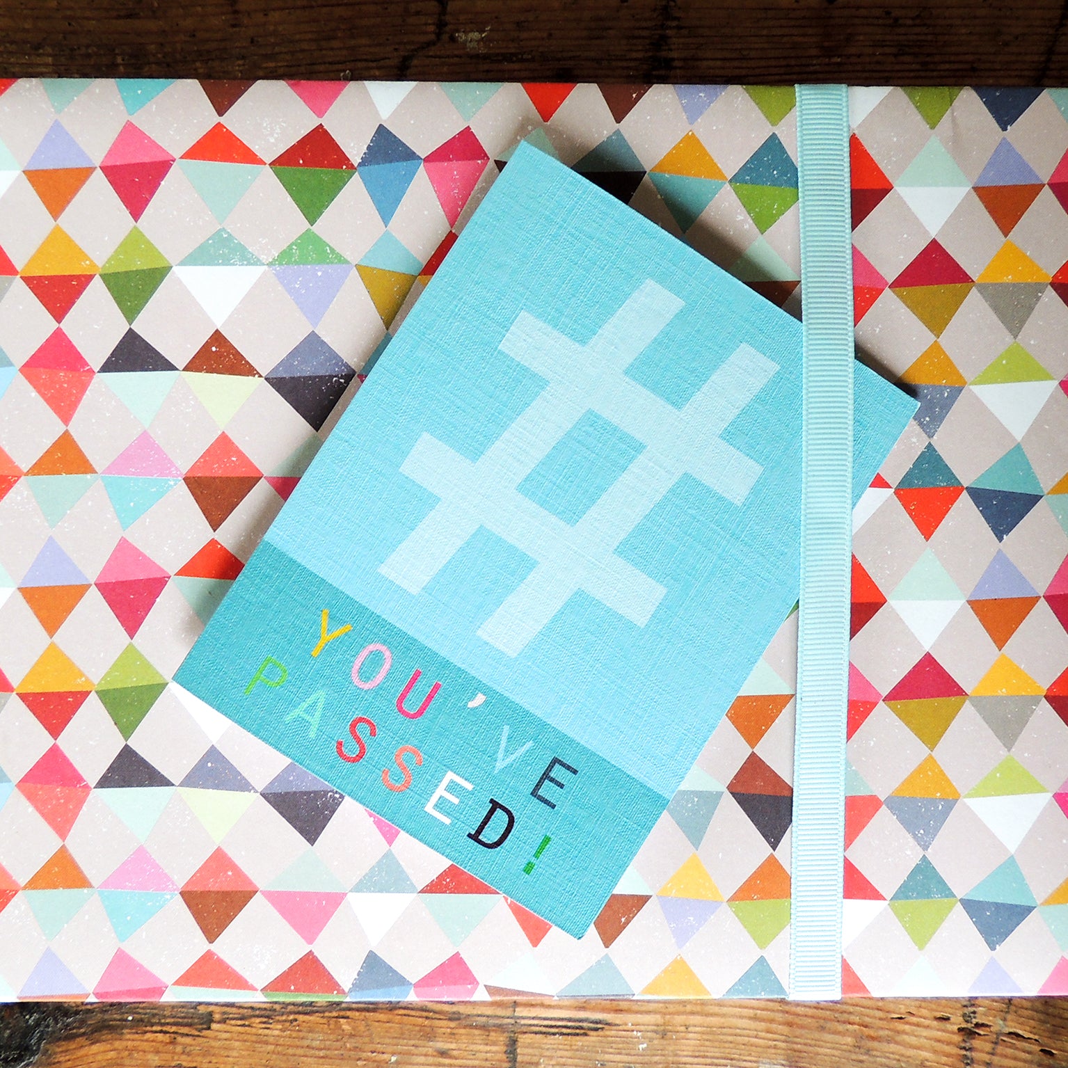 STW06 mini hashtag you've passed! card