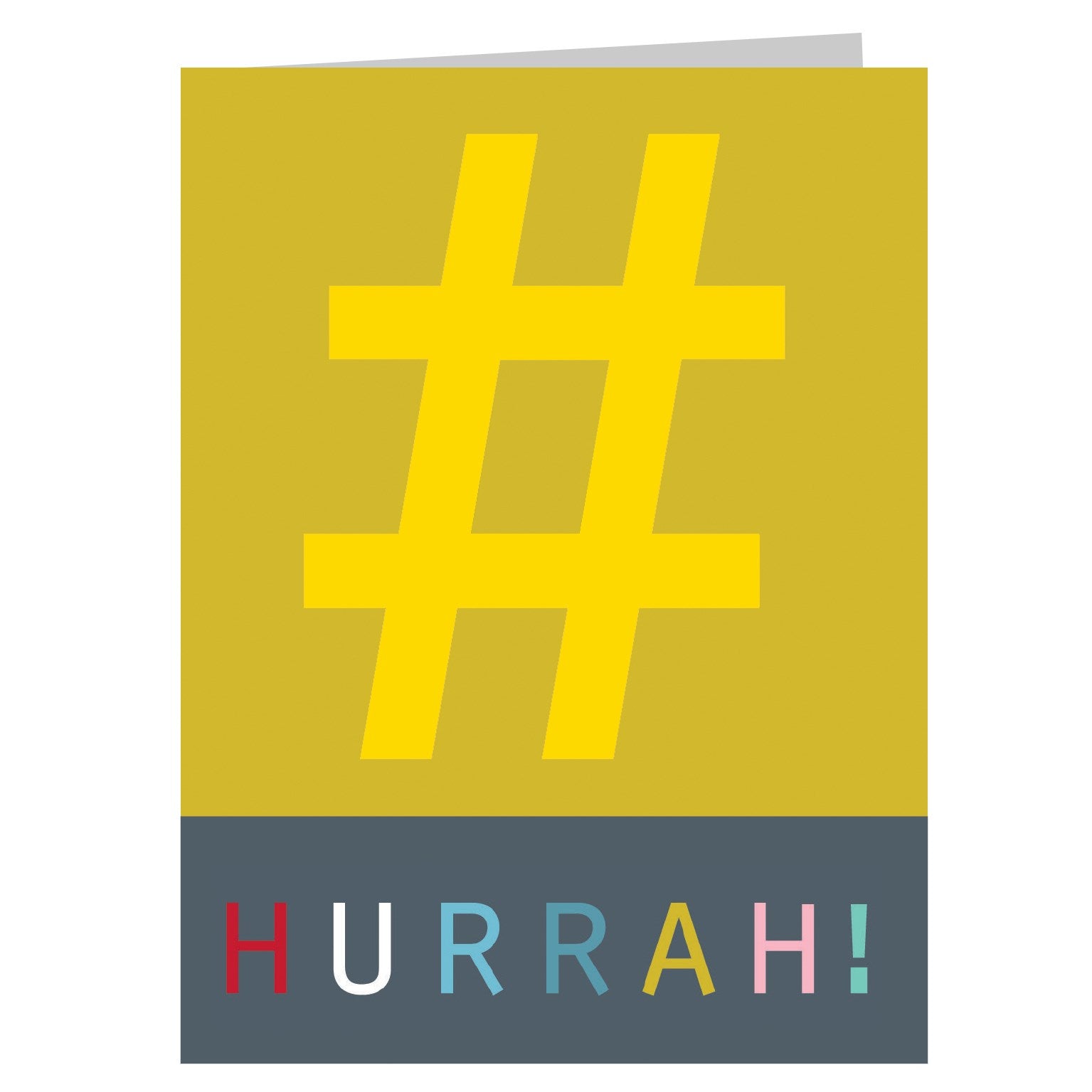 STW11 mini hashtag hurrah! card