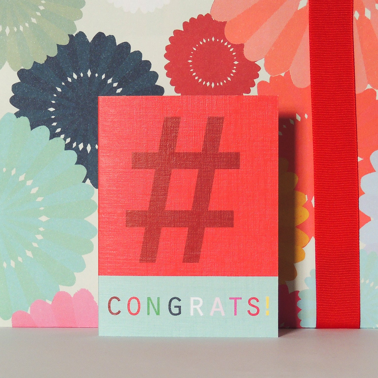 STW12 mini hashtag congrats! card