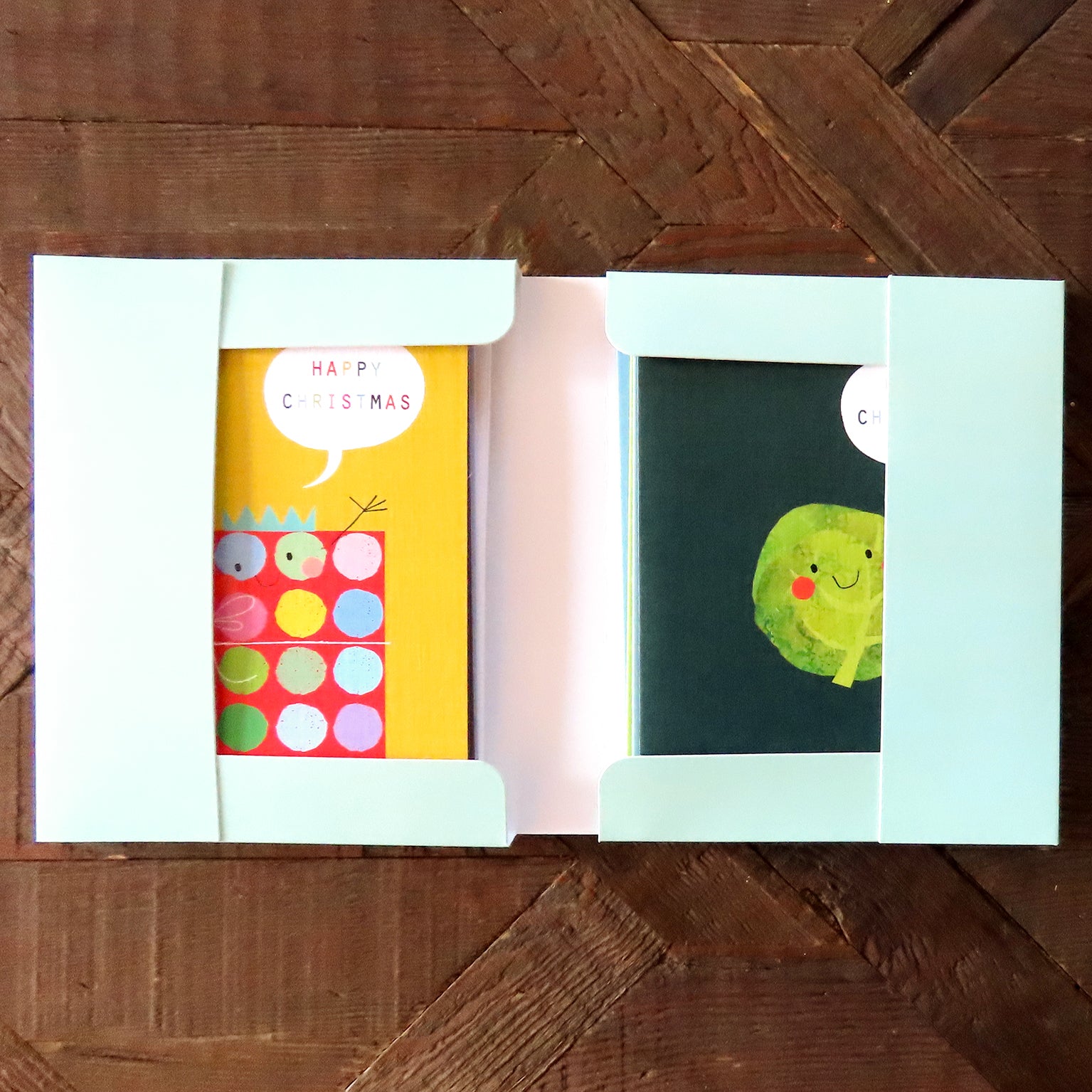 TBX01 mixed mini Christmas card box