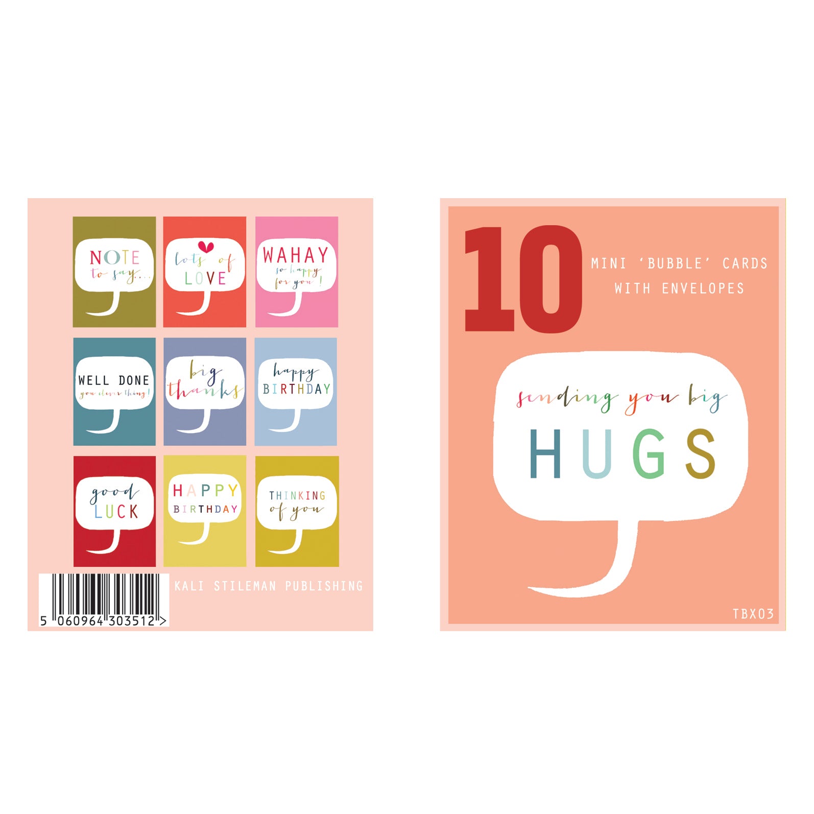 TBX03 mixed mini bubble cards box