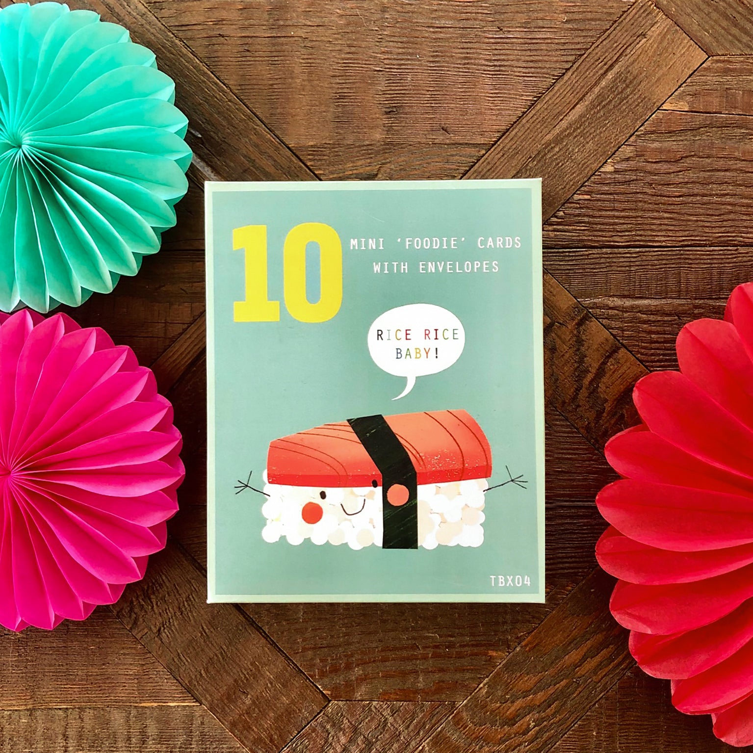 TBX04 mixed mini foodie cards box