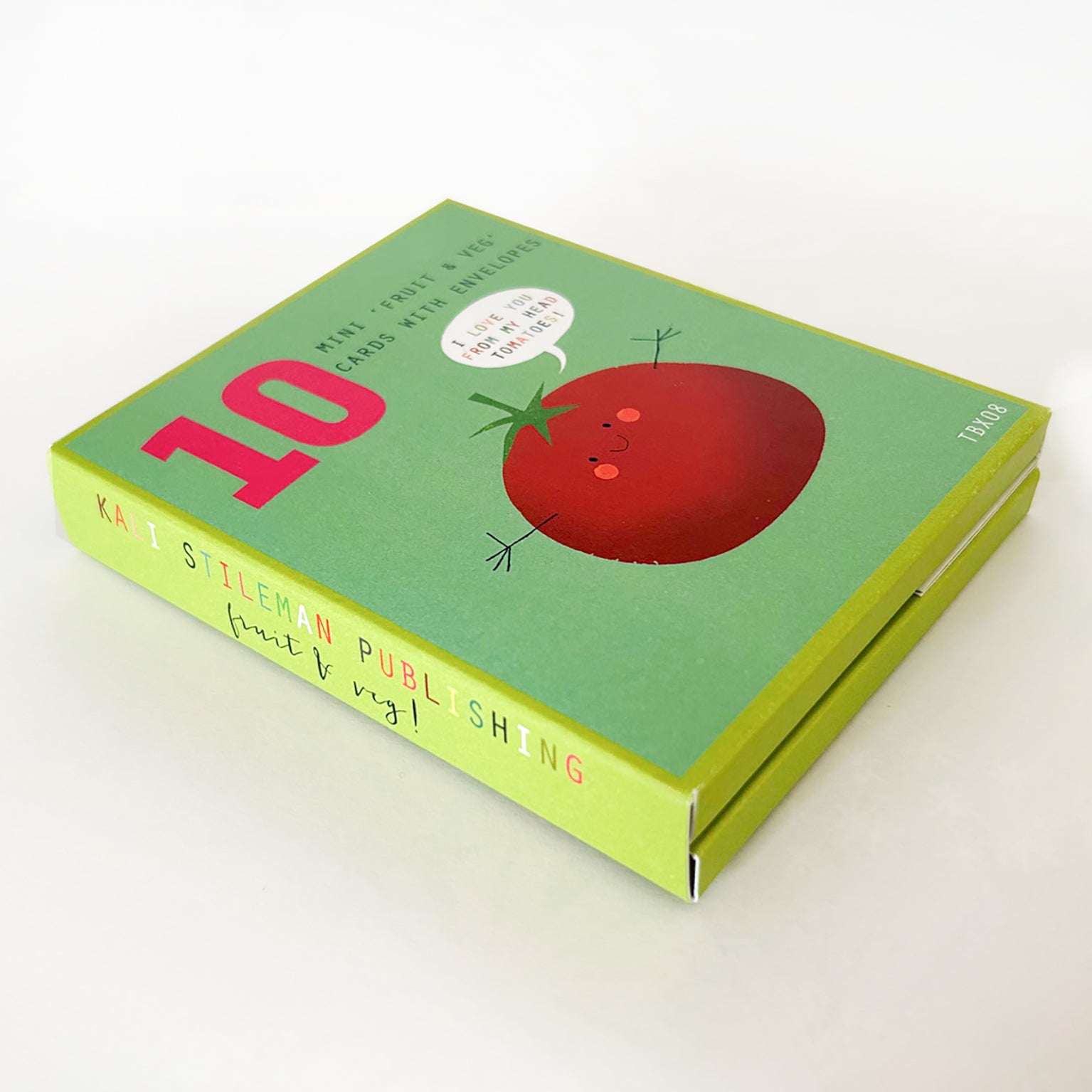 TBX08 mixed mini fruit and veg cards box