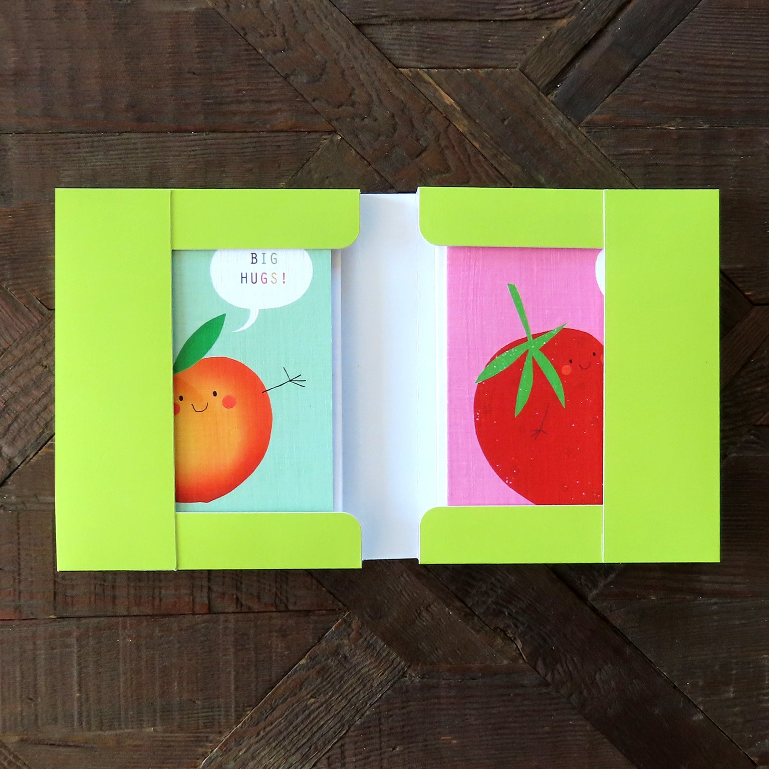 TBX08 mixed mini fruit and veg cards box