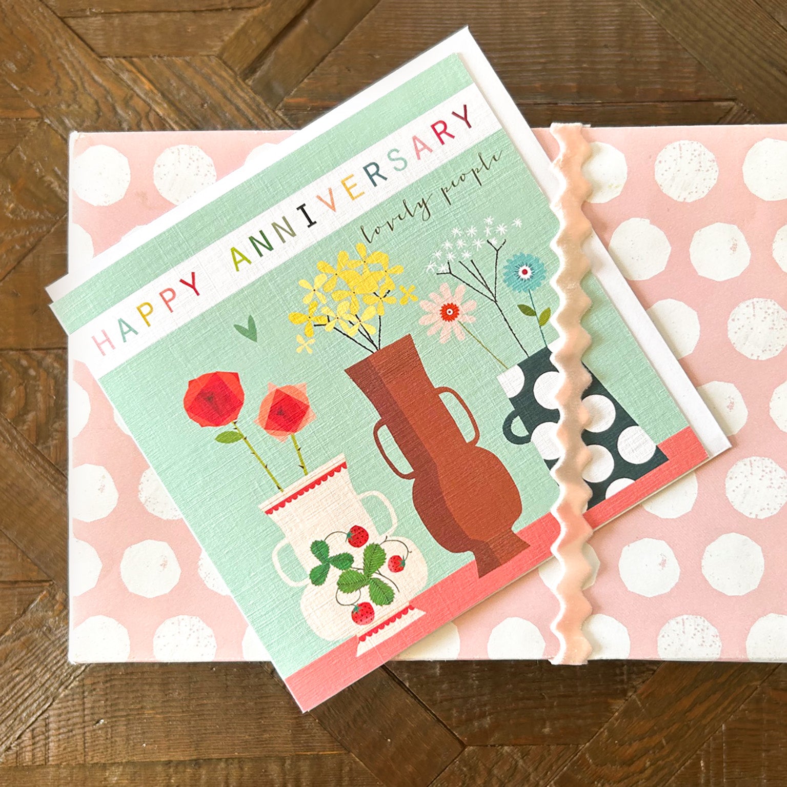 TC10 happy anniversary greetings card