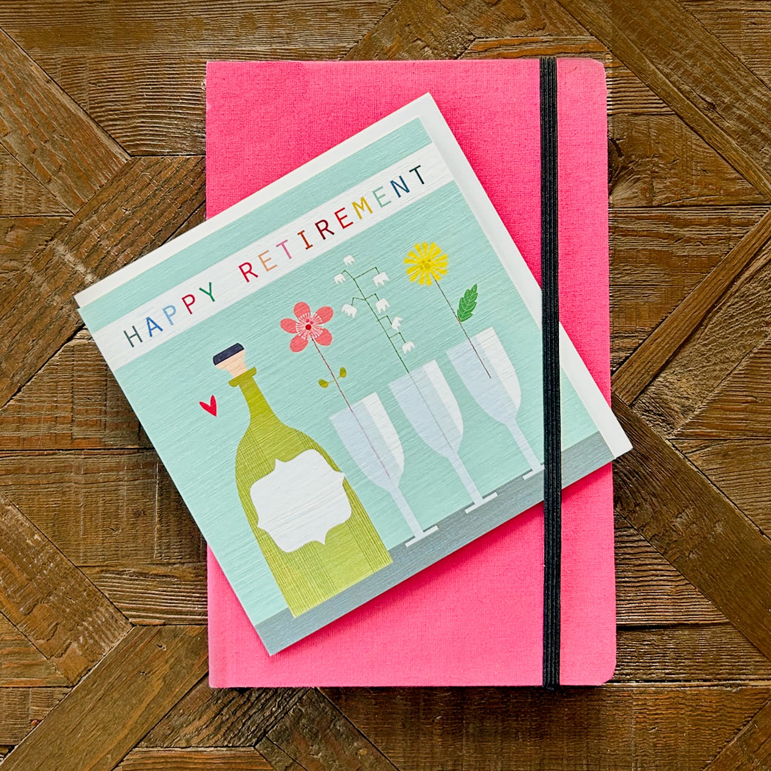 TC13 happy retirement greetings card
