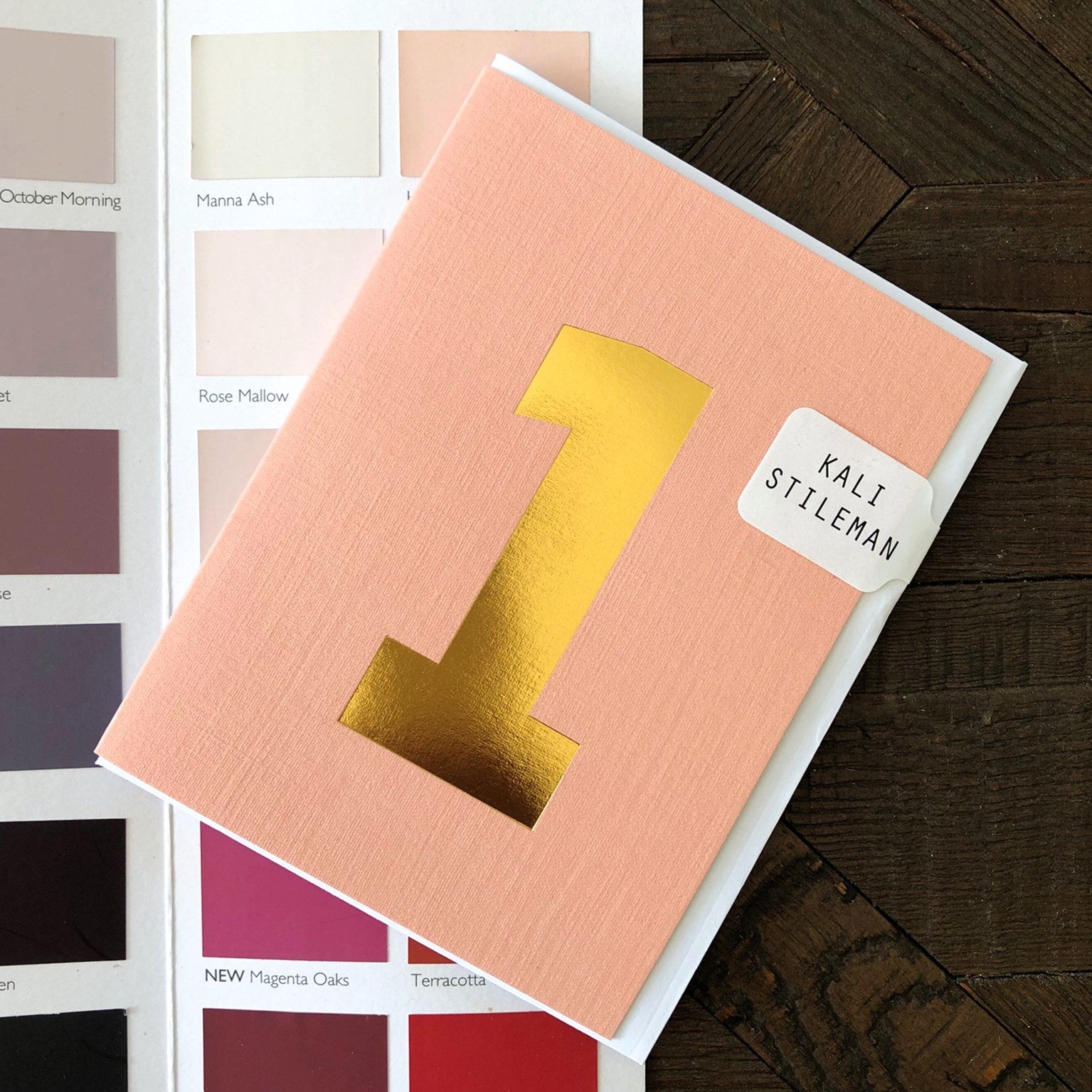 TGD08 mini gold foiled number one card