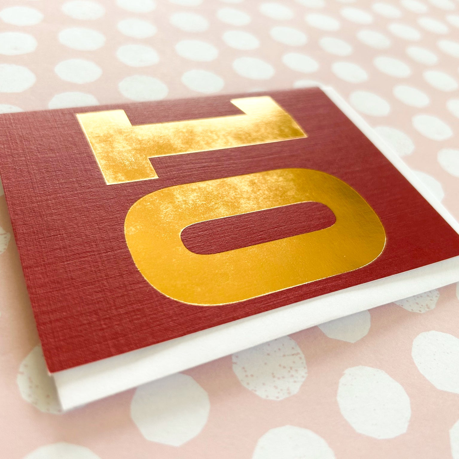 TGD13 mini gold foiled number ten card