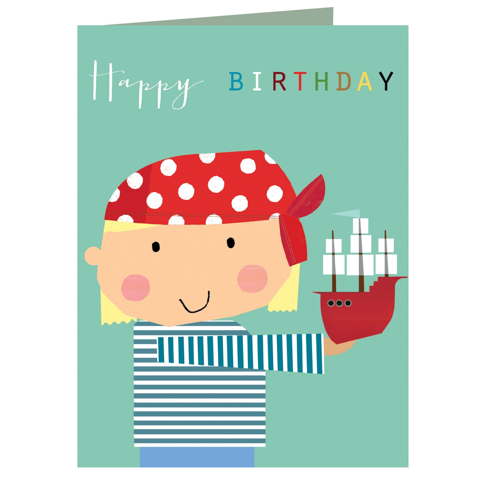 TMC03 mini pirate birthday card